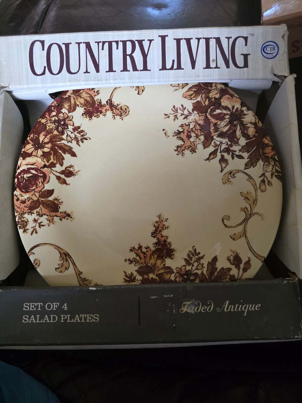 Country Living Faded Antique Vintage Stoneware Dinnerware Collection